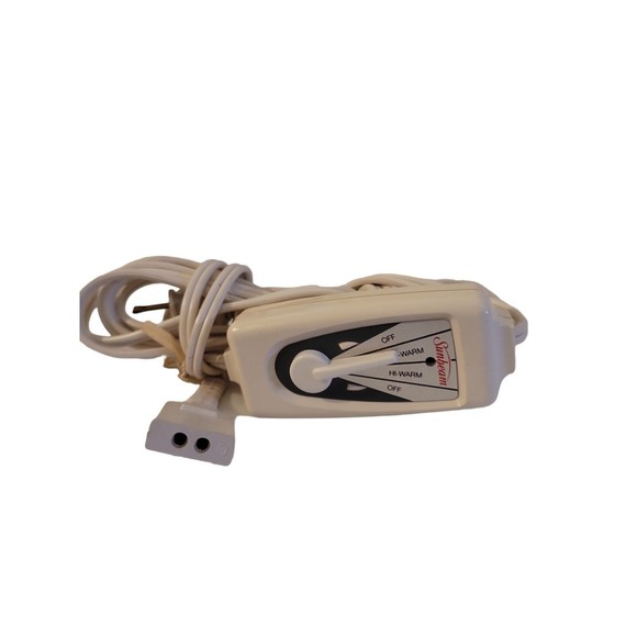 Bedding Sunbeam 5384001 Electric Heating Blanket 2prong Controller